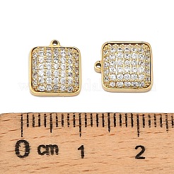 Ciondoli in acciaio inossidabile 304 con micro pavé di zirconi cubici&nbsp;STAS-I356-04G-04