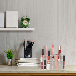 3-stöckiger 21-Loch-Acryl-Lippenstiftständer&nbsp;ODIS-WH0002-51