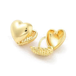 Orecchino a cerchio in ottone placcato cremagliera&nbsp;EJEW-C078-04G
