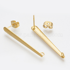 201 фурнитура для сережек-гвоздиков из нержавеющей стали&nbsp;X-STAS-S079-45A