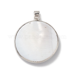 Pendentifs de lèvre noir naturel&nbsp;BSHE-E029-04P