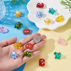 16 Stück Glas-Emaille-Perlen mit Meeresmotiven in 8 Stilen&nbsp;LAMP-TA0002-31