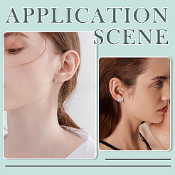 10 пара сережек-гвоздиков из нержавеющей стали 304 в 10 стилях&nbsp;EJEW-TA0008-61