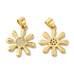 Подвески из кубического циркония с покрытием из латуни&nbsp;KK-O142-42G