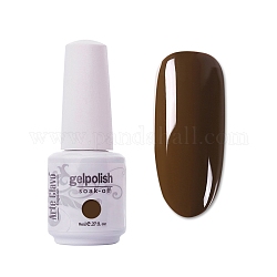 8ml Special Nail Gel, for Nail Art Stamping Print, Varnish Manicure Starter Kit, Coconut Brown, Bottle: 25x66mm