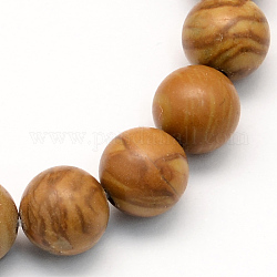 Tigerskin naturelle perles rondes de jaspe brins, 4~4.5mm, Trou: 1mm, Environ 96 pcs/chapelet, 15.5 pouce