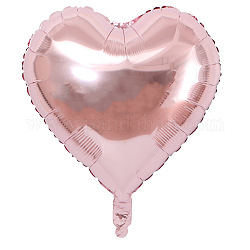 Herz aluminiumfolie valentinstag themenballons, für Party-Festival-Heimdekorationen, rosa, 450 mm