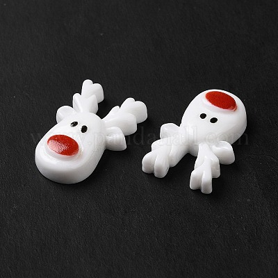 Кабошоны из непрозрачной рождественской смолы RESI-K019-20-1