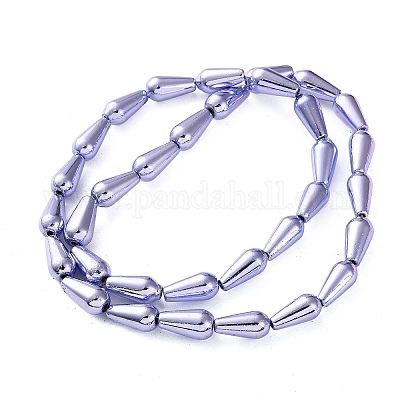 Гальванические нити из синтетических немагнитных гематитовых бусин G-C248-H01-8x12mm-1