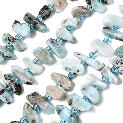 Природные ларимар бисер нитей&nbsp;G-L649-A07-01-1