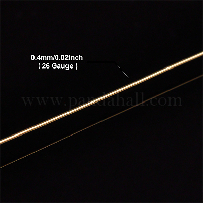 Wholesale BENECREAT 26 Gauge/0.4mm 120m Jewelry Beading Wire