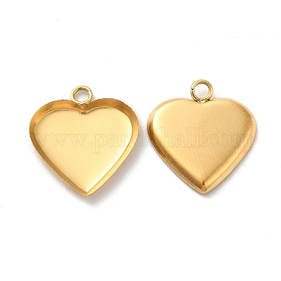 Ионное покрытие (ip) нержавеющая сталь 304 подвеска кабошон оправа X-STAS-F167-22G-1