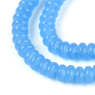 Имитация нефритовые четки стекла&nbsp;GLAA-ZX008-4mm-17C-1