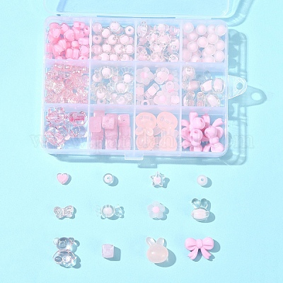 Наборы для находки акриловых бусин смешанной формы и смешанного стиля&nbsp;DIY-FS0007-09B-1