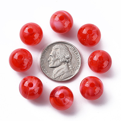 Акриловые бусины&nbsp;X-MACR-S375-001D-05-1