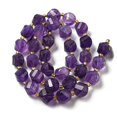 Natürlichen Amethyst Perlen Stränge&nbsp;G-M443-B02-01-1
