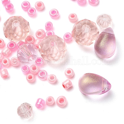 Wholesale DIY Pink Series Jewelry Making Kits 