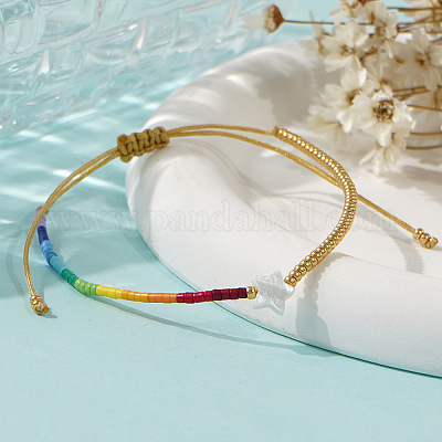 Браслеты из бисера и стеклянных бусин в стиле бохо для женщин ED8738-1-1