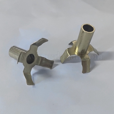 Dochthalter aus Messing&nbsp;FIND-WH0038-13G-1