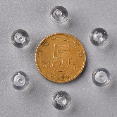 Прозрачные акриловые бусины MACR-S370-A8mm-205-1