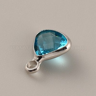 Граненые подвески стекла GLAA-WH0030-13P-03-1