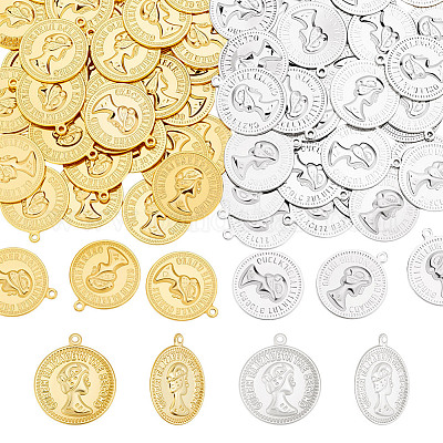 2 пакет 2 цвета железные подвески&nbsp;IFIN-AR0001-44-1