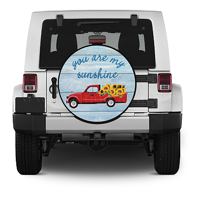 Not All Who Wander are Lost Spare Tire Cover Fits Trailer SUV and Many Vehicles RV Accessories 