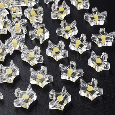 Perles en acrylique transparente&nbsp;MACR-S373-105-B05-1