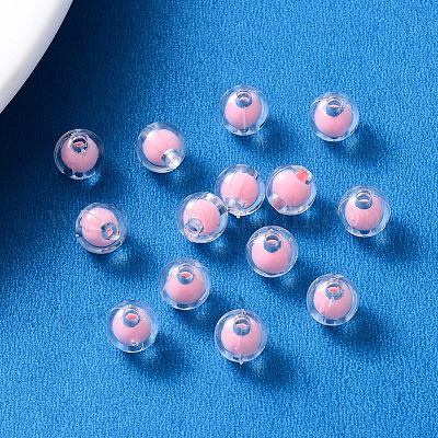 Perles en acrylique transparente&nbsp;TACR-YW0001-03F-1