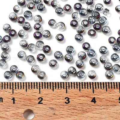 Стеклянные бусины ирис&nbsp;SEED-Z001-B-D04-1