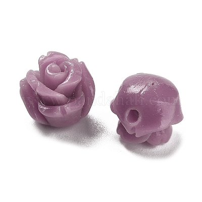 Резные бусины из синтетического коралла&nbsp;CORA-H003-01B-24-1