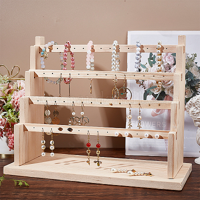 Wholesale NBEADS 100 Pcs Standing Earring Display Cards with 200 Pcs Ear  Nuts 