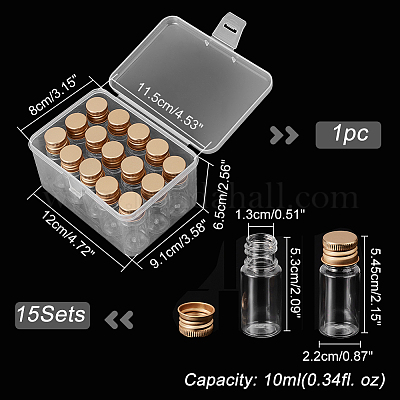 little bottle 40ml small plastic vials