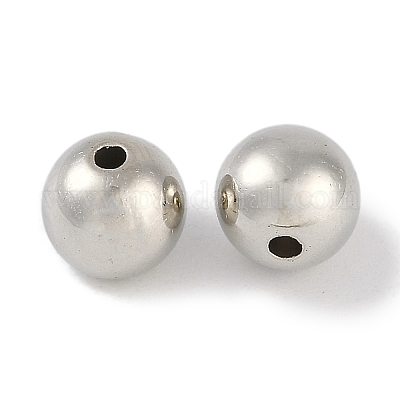 Пластиковые круглые бусины ccb&nbsp;X1-ALUM-U001-08C-05-1