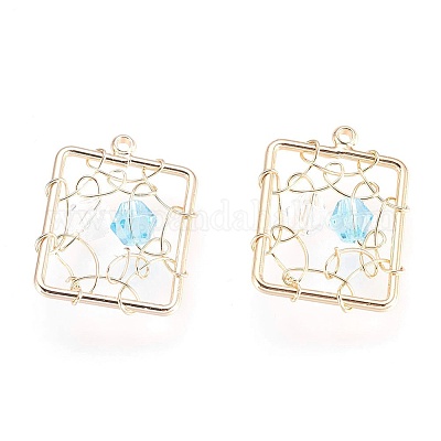 Латунные подвески&nbsp;LS-KK-F755-25G-NF-1