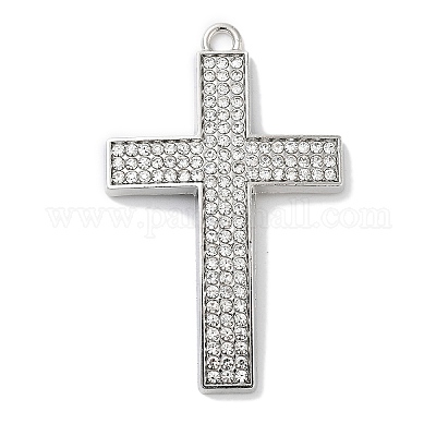 Сплав горный хрусталь большие кулоны&nbsp;ALRI-S001-13A-P-1