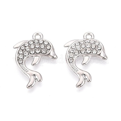 Подвески из сплава и хрусталя со стразами&nbsp;PALLOY-T095-11P-1