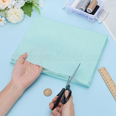 Полосатые хлопчатобумажные ткани&nbsp;DIY-FG0008-69F-1