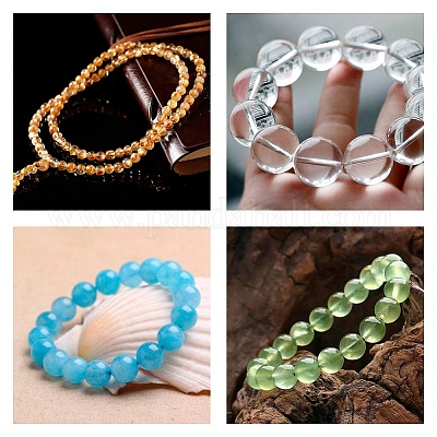 jewelry flat elastic bead string wholesale