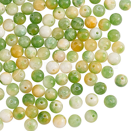 GOMAKERER 128 Pcs Natural Jade Beads G-HY0001-65B-1