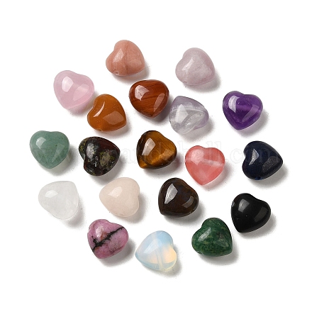 Perles de pierre mixtes naturelles et synthétiques G-K248-A01-1