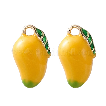 2шт латунные эмалированные подвески KK-YW0001-89-1