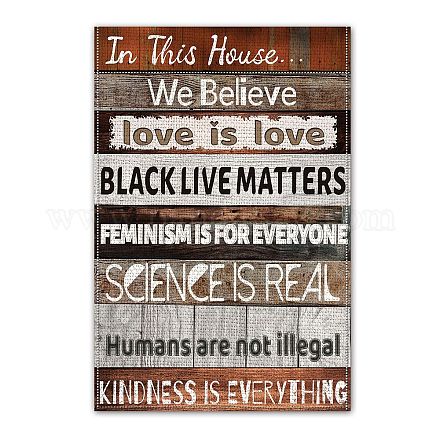 黒人の公民権黒人の生命は庭の旗を問題にします  垂直両面小さなバナー  家の庭の庭のオフィスの装飾のため  カラフル  457x305mm AJEW-WH0116-001A-08-1