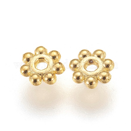 Alliage daisy séparateurs perles de style tibétain X-K08SK012-1