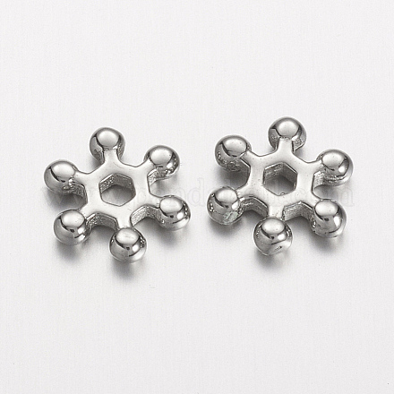 Intercalaire perles en 304 acier inoxydable STAS-E133-062P-1