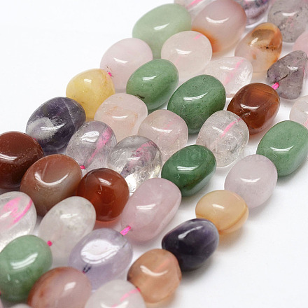 Natural Gemstone Beads Strands G-F328-40-1