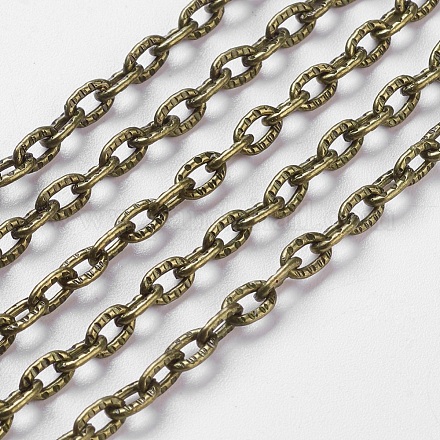 Iron Textured Cable Chains CH-S065-AB-FF-1