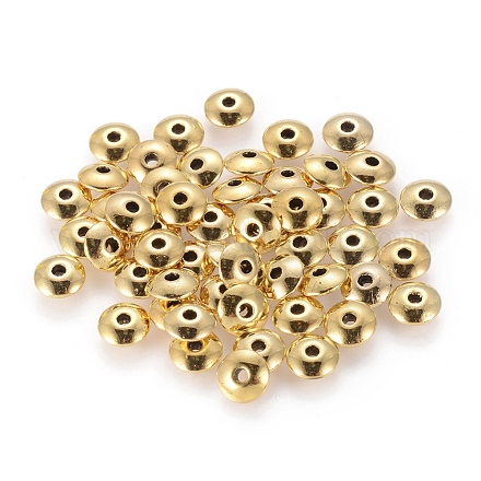 Perles de séparateur de style tibétain  X-TIBEB-R020-AG-FF-1