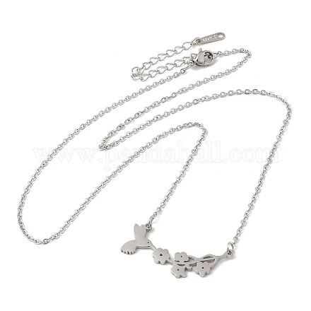 Не тускнеющие подвески из нержавеющей стали 304 NJEW-H010-01P-1