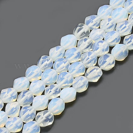 Chapelets de perles d'opalite G-S300-105-6mm-1